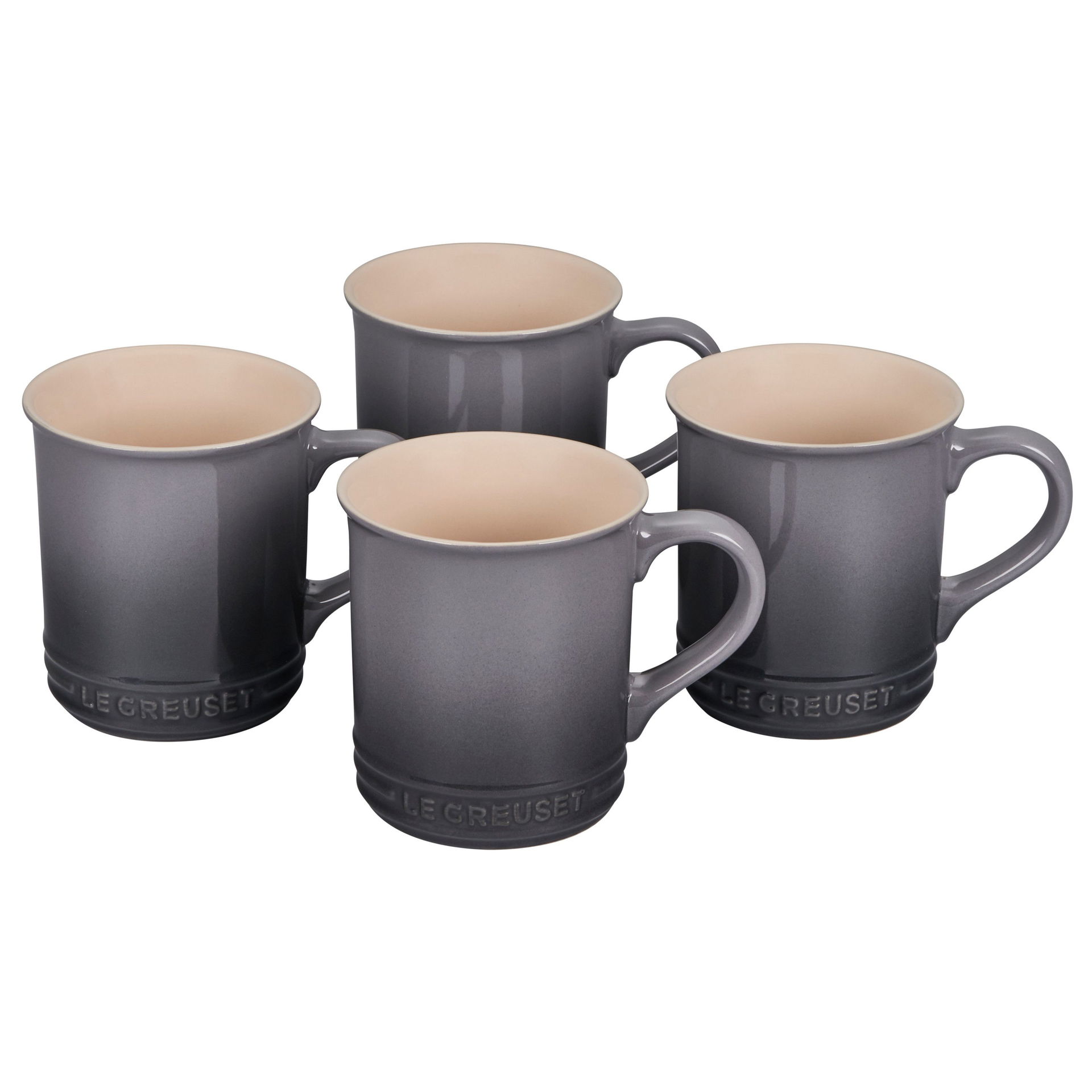 Vancouver 14oz Mugs (Set of 4 - Oyster Grey) | Le Creuset