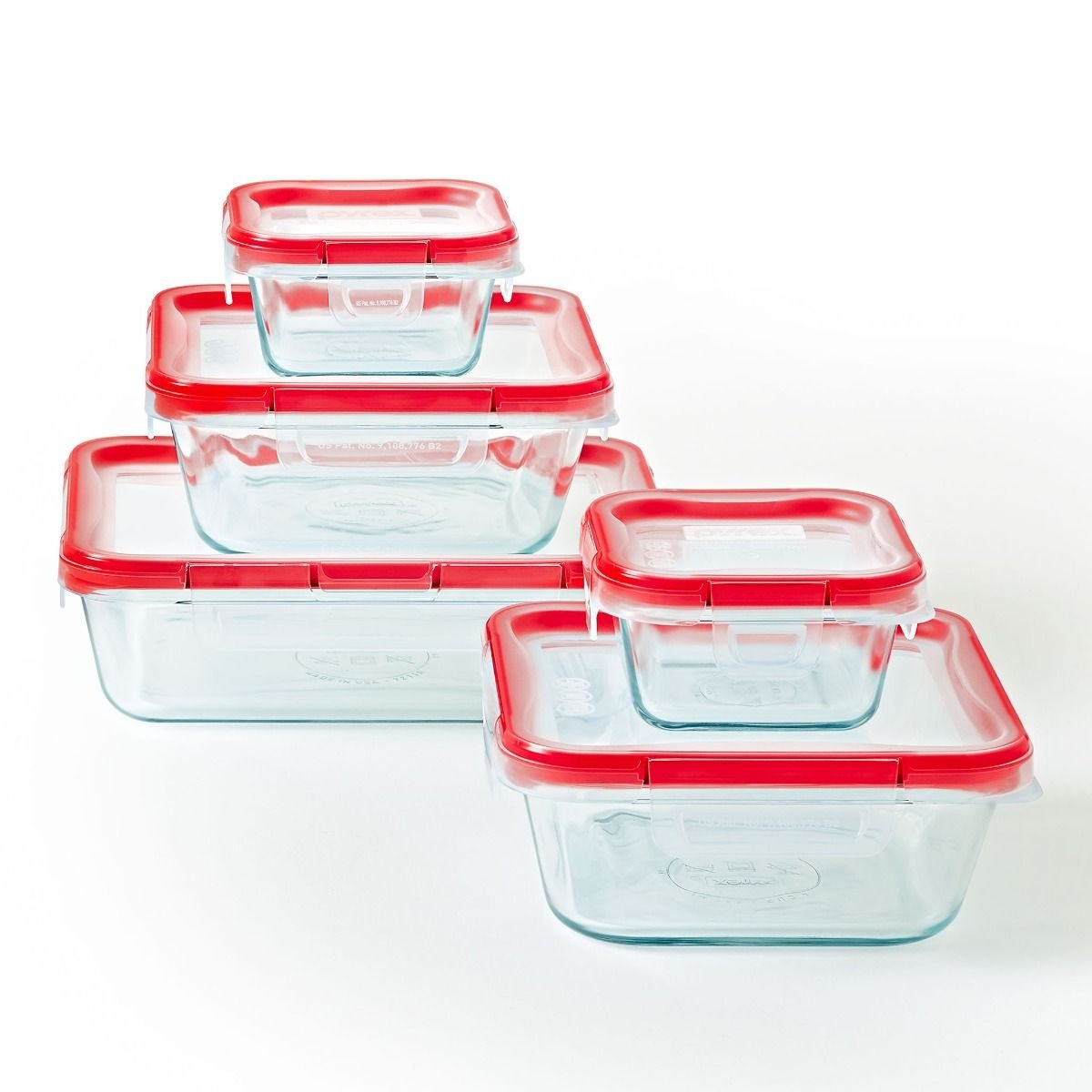 Pyrex® Covered Glass Storage Set, 10 pc - Baker's