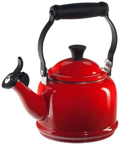 Winst Uitdrukking Aanpassen Le Creuset Teapot Demi - 1.25 Quart Kettle - Cherry - Q9401-67