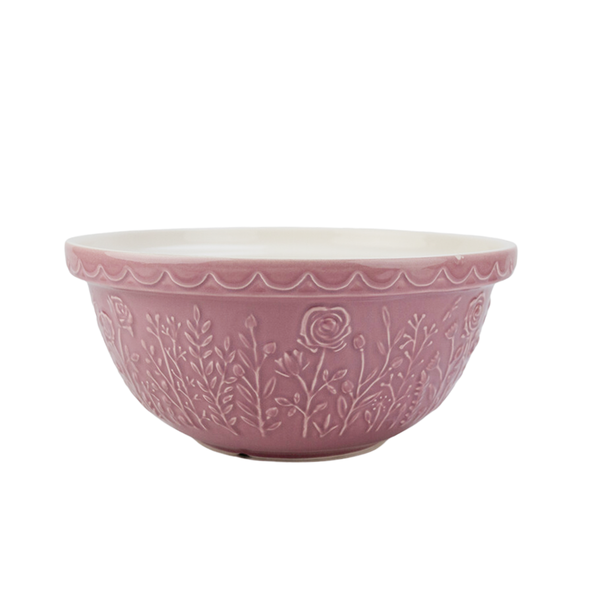 Mason Cash In The Meadow S12 (4.25 Qt) Mixing Bowl | Rose (Pink)