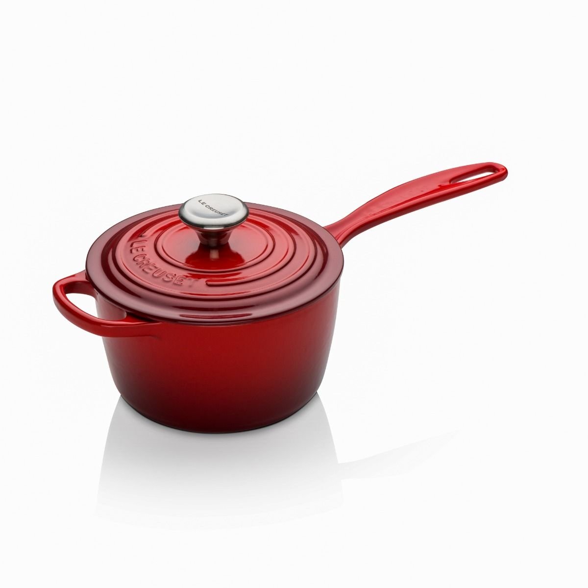 Le Creuset Signature Cast Iron 9” Skillet Cerise Red New In Box Made In  France