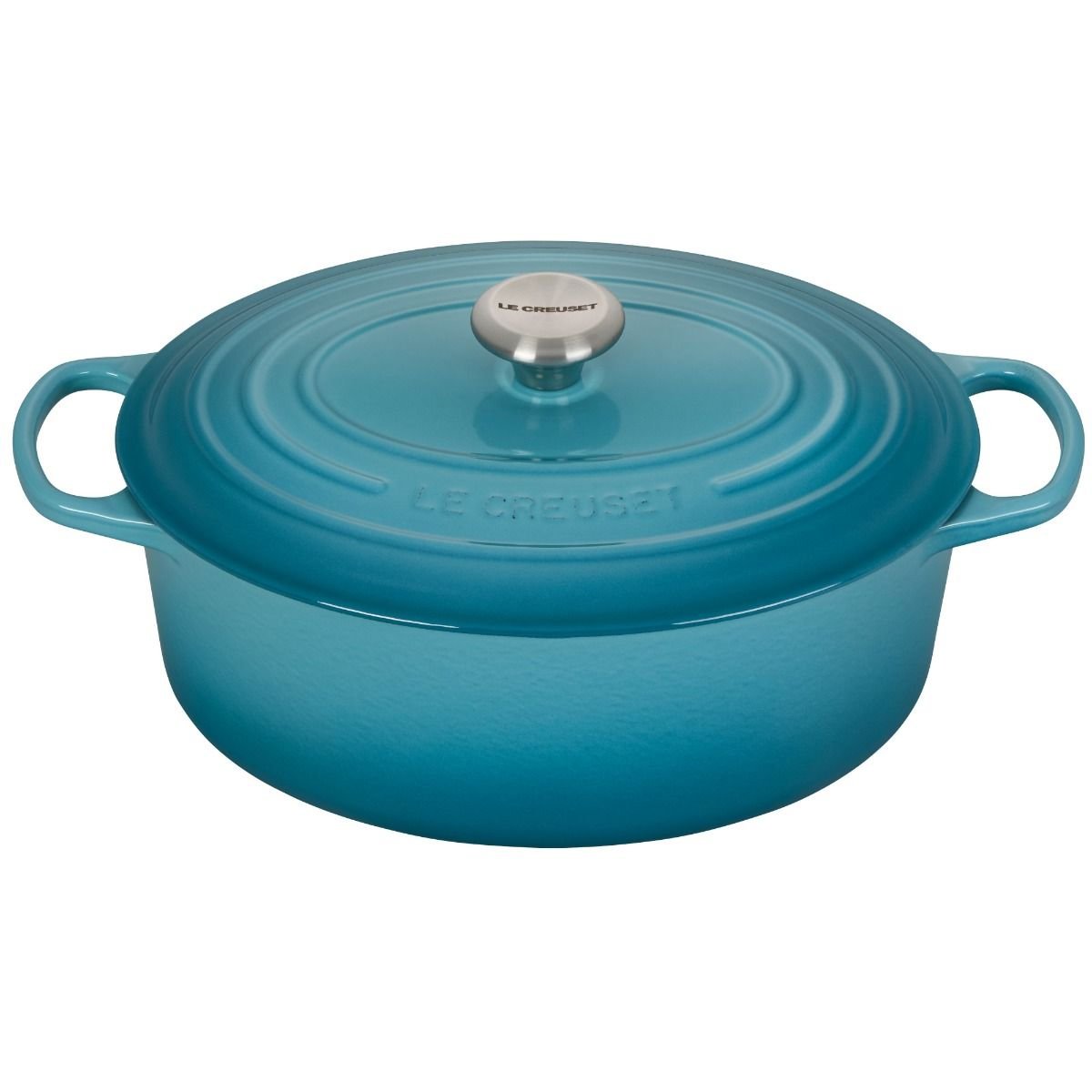  All-Clad Cast Iron Enameled Dutch Oven with Acacia