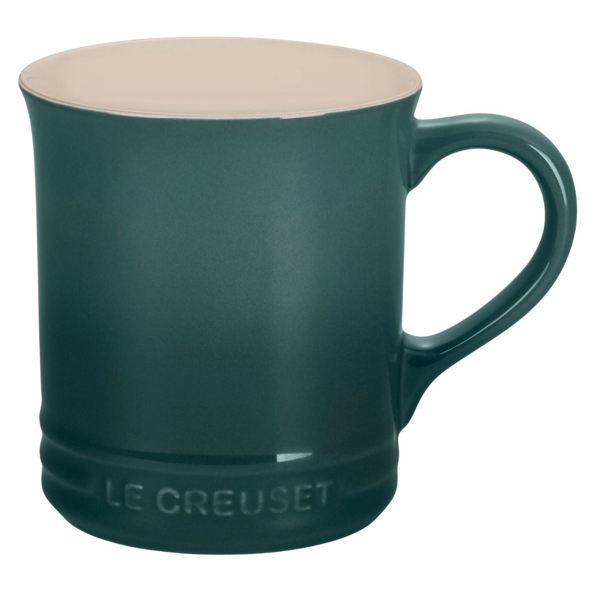 Le Creuset Metallic Handle Stoneware Mug - Artichaut