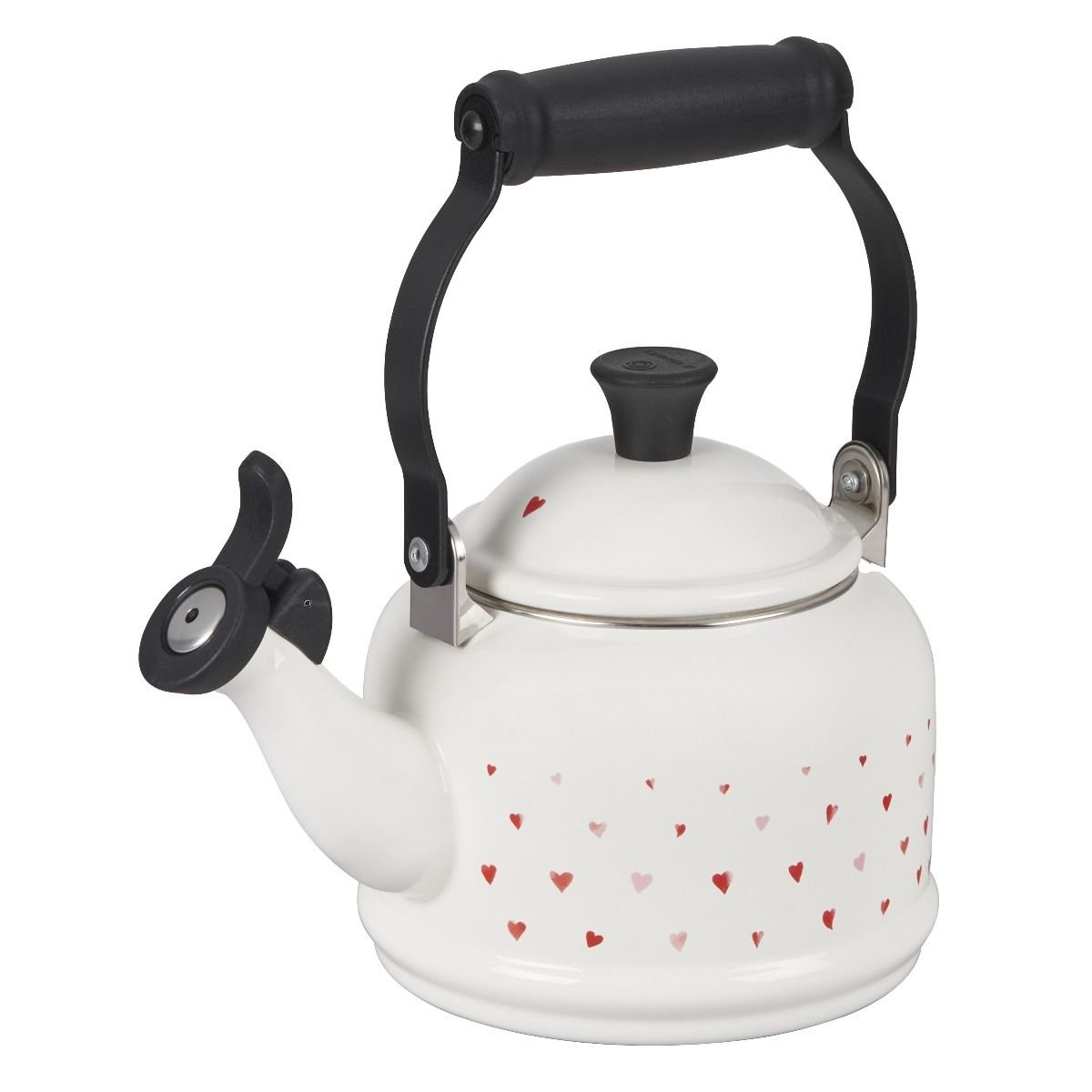 KitchenAid Red Porcelain Enameled Whistling 1.5-quart Tea Kettle
