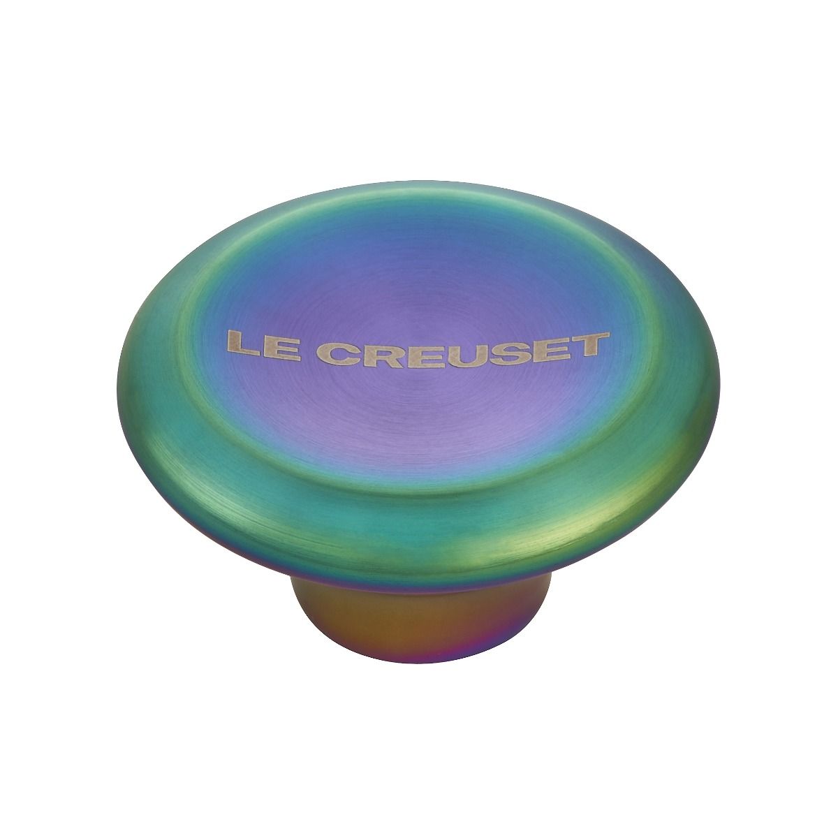 Le Creuset Enameled Cast Iron Round Dutch Oven with Iridescent Knob | Licorice, 7 1/4 qt.