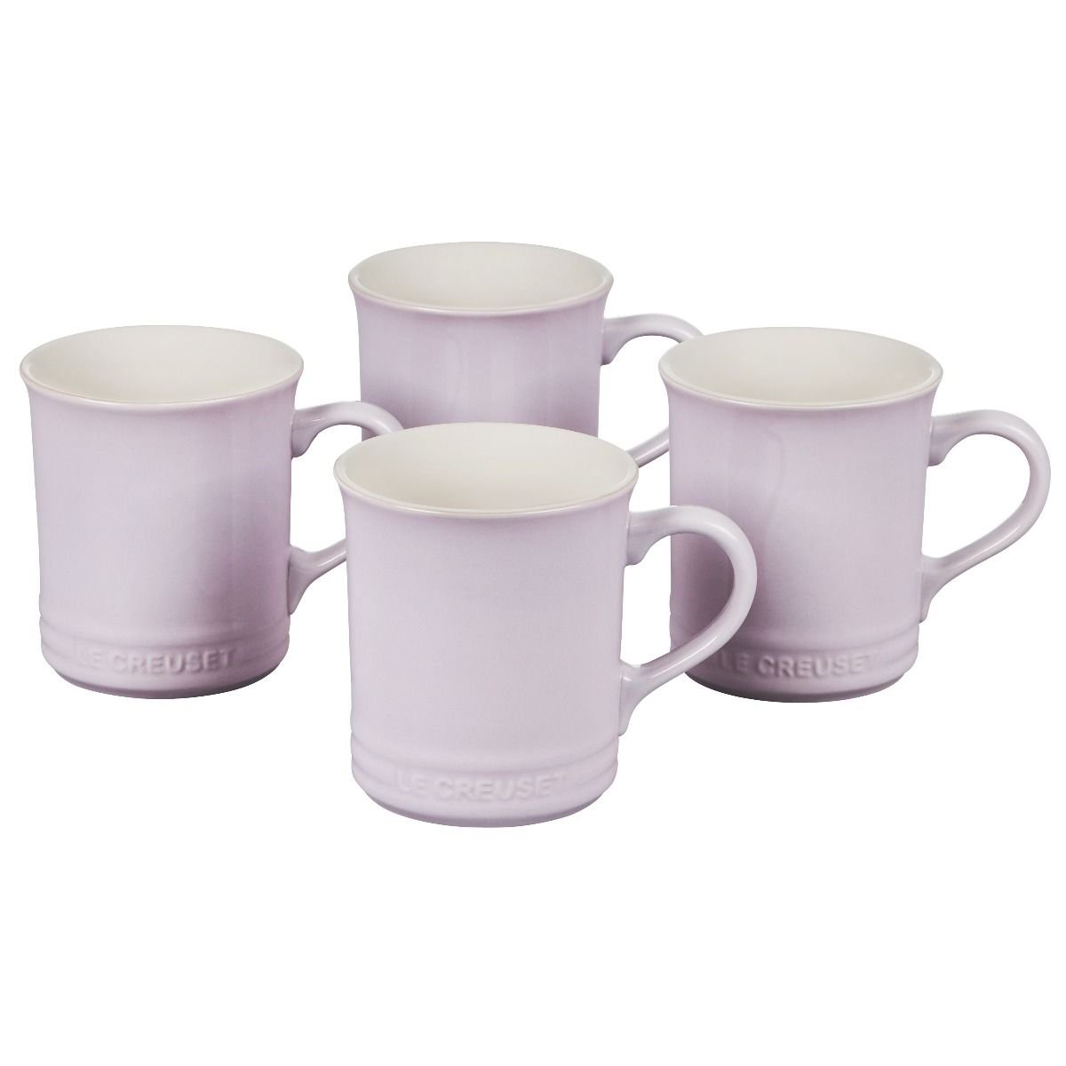 Le Creuset Stoneware Mugs Set of 4 - Licorice