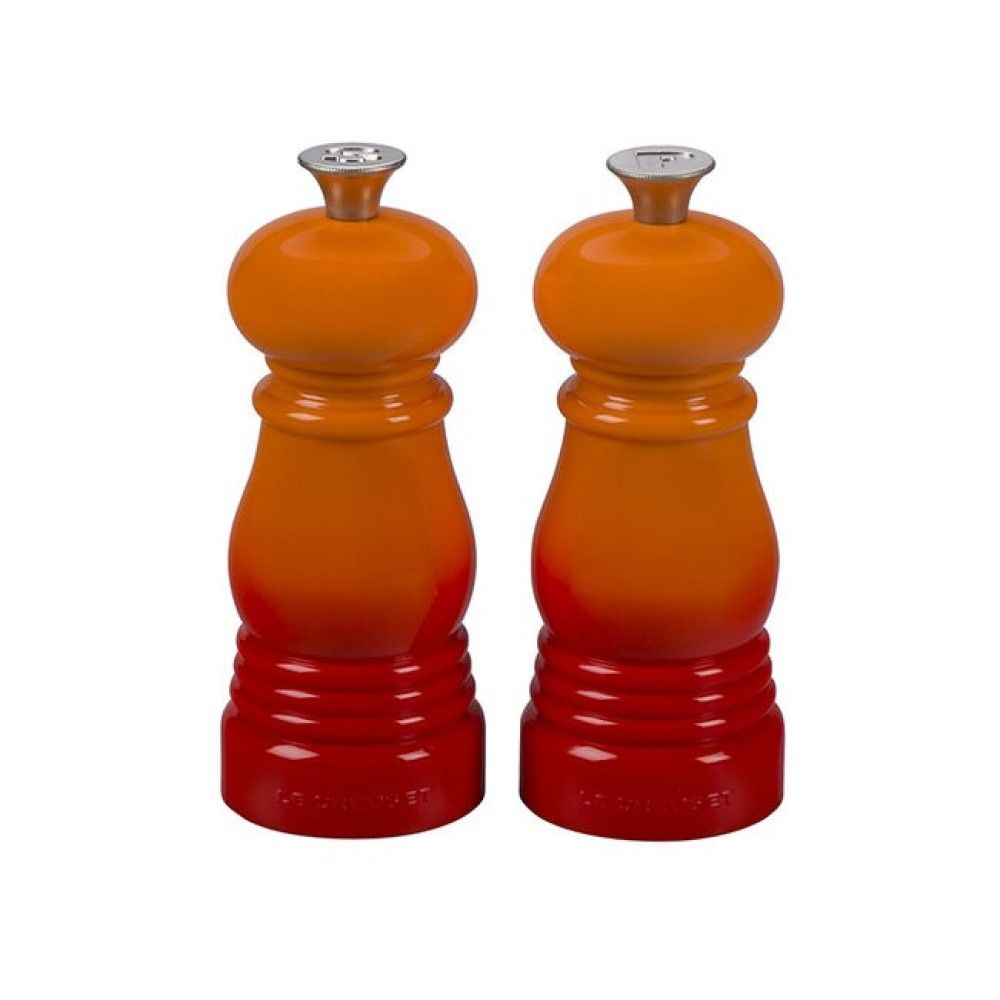 Petite Salt and Pepper Mill Set-Flame Orange | Le Creuset
