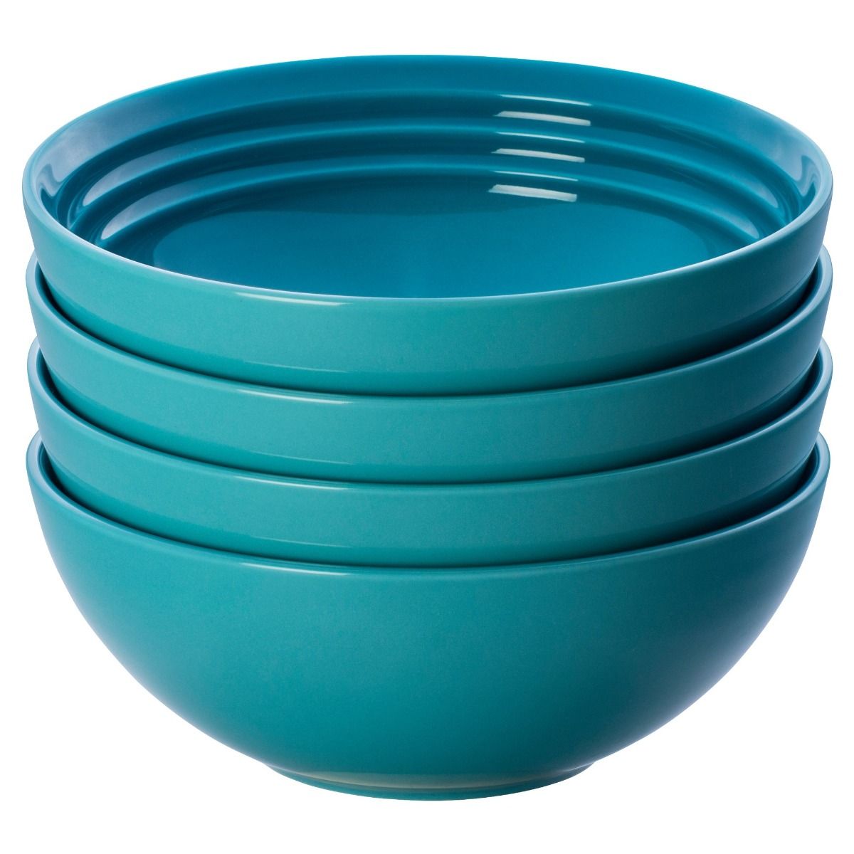 Vancouver 22oz Soup Bowls - Set of 4 (Caribbean Blue) | Le Creuset
