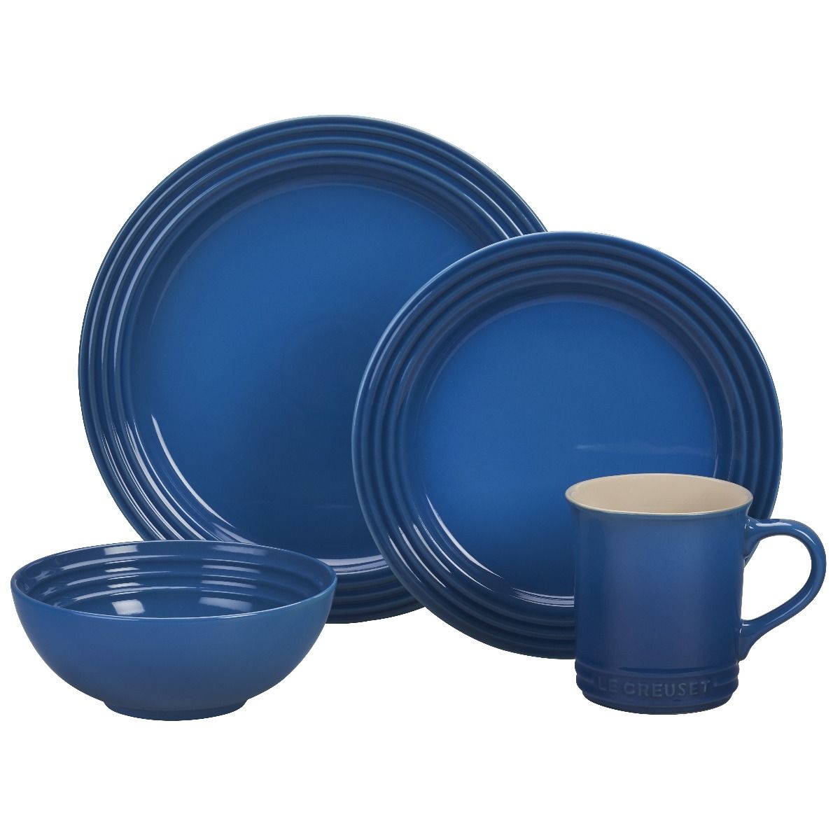 Vancouver 16 Piece Dinnerware Set (Marseille Blue) | Le Creuset