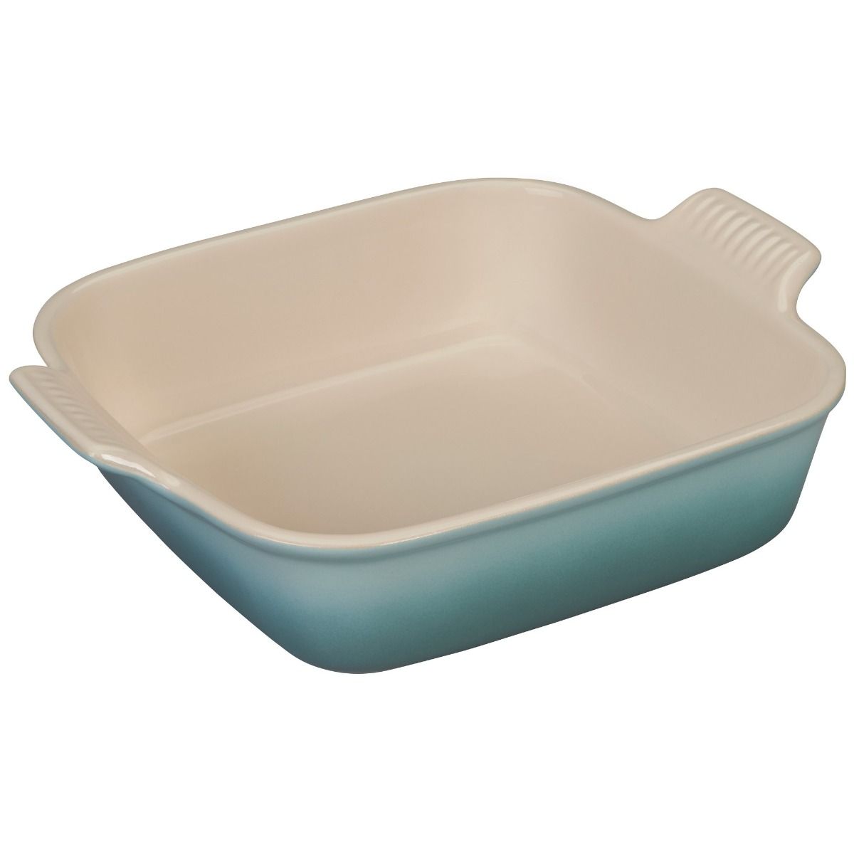 Le Creuset Heritage Covered Square Caribbean Blue Stoneware Ceramic Baking  Dish + Reviews