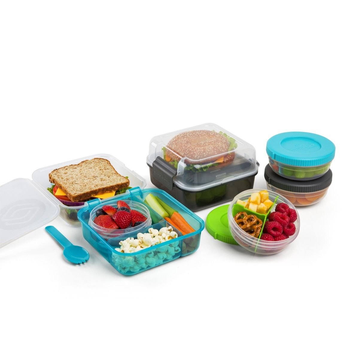 3pcs Food Lunch Box Bento Divider Cup Easy Clean Sushi Storage