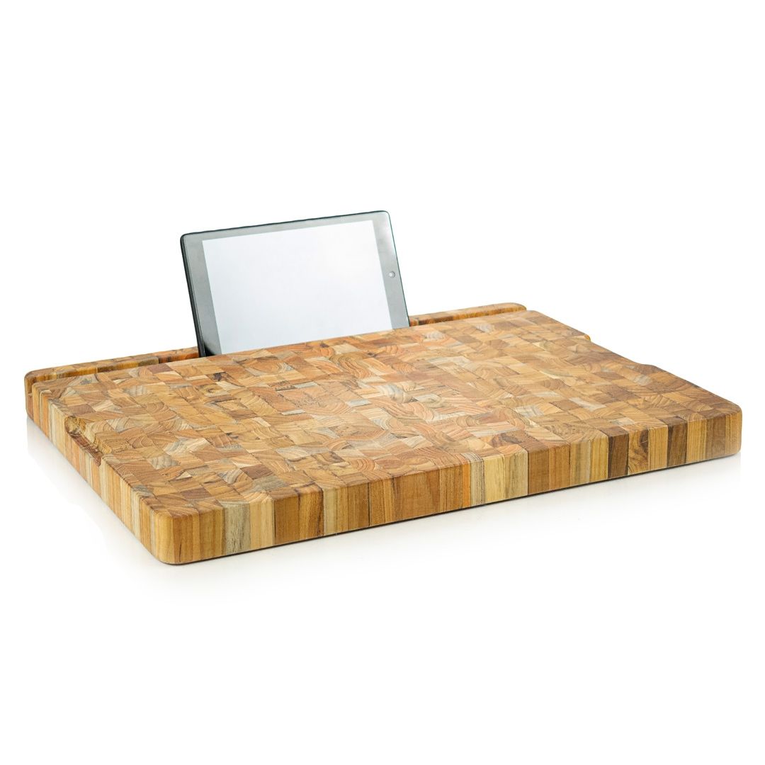 Teakhaus Smart End Grain Cutting & Carving Board