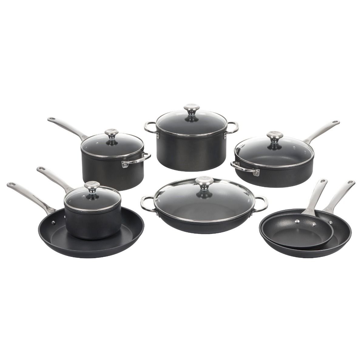 OXO Good Grips Pro Tri Ply Stainless Steel Nonstick Cookware Pots Pans Set  13pc