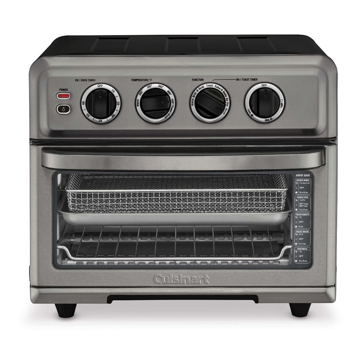 Cuisinart Airfryer Toaster Oven with Grill - Black Stainless
