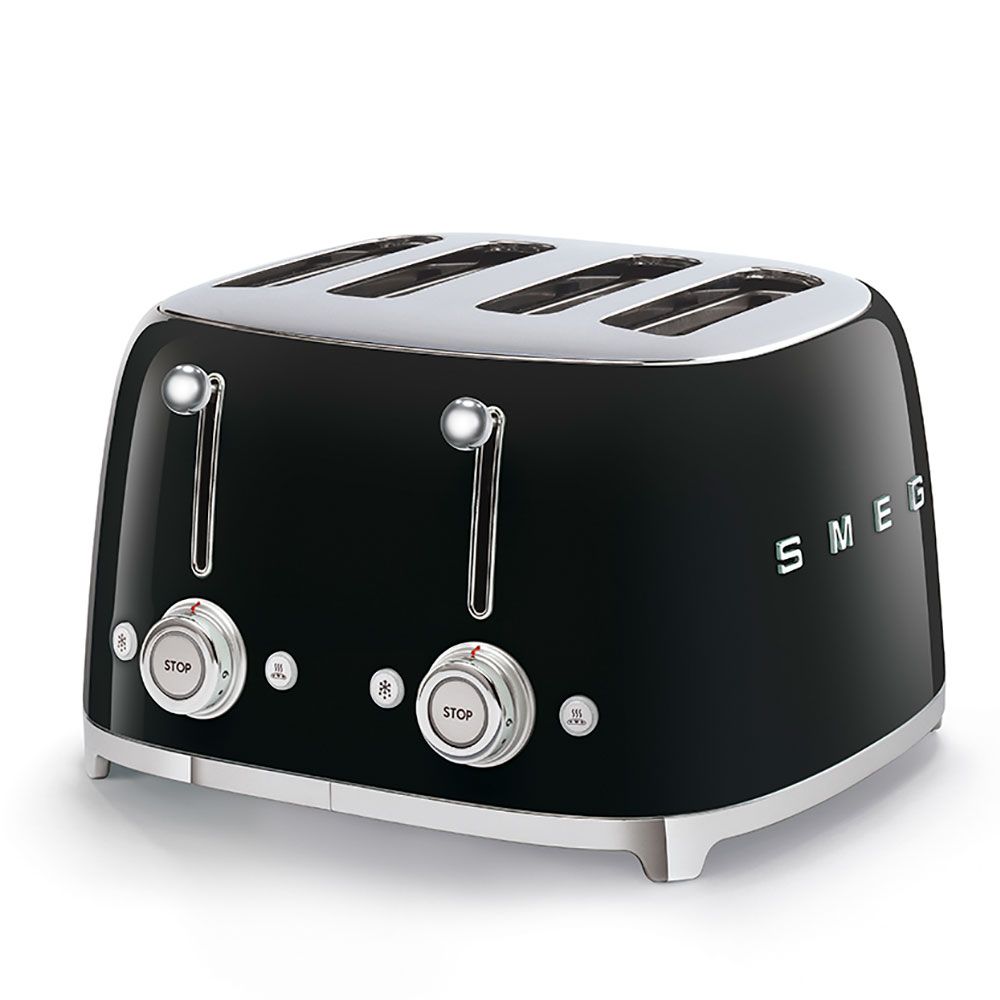 4-Slot Toaster (Black) | SMEG | Everything Kitchens