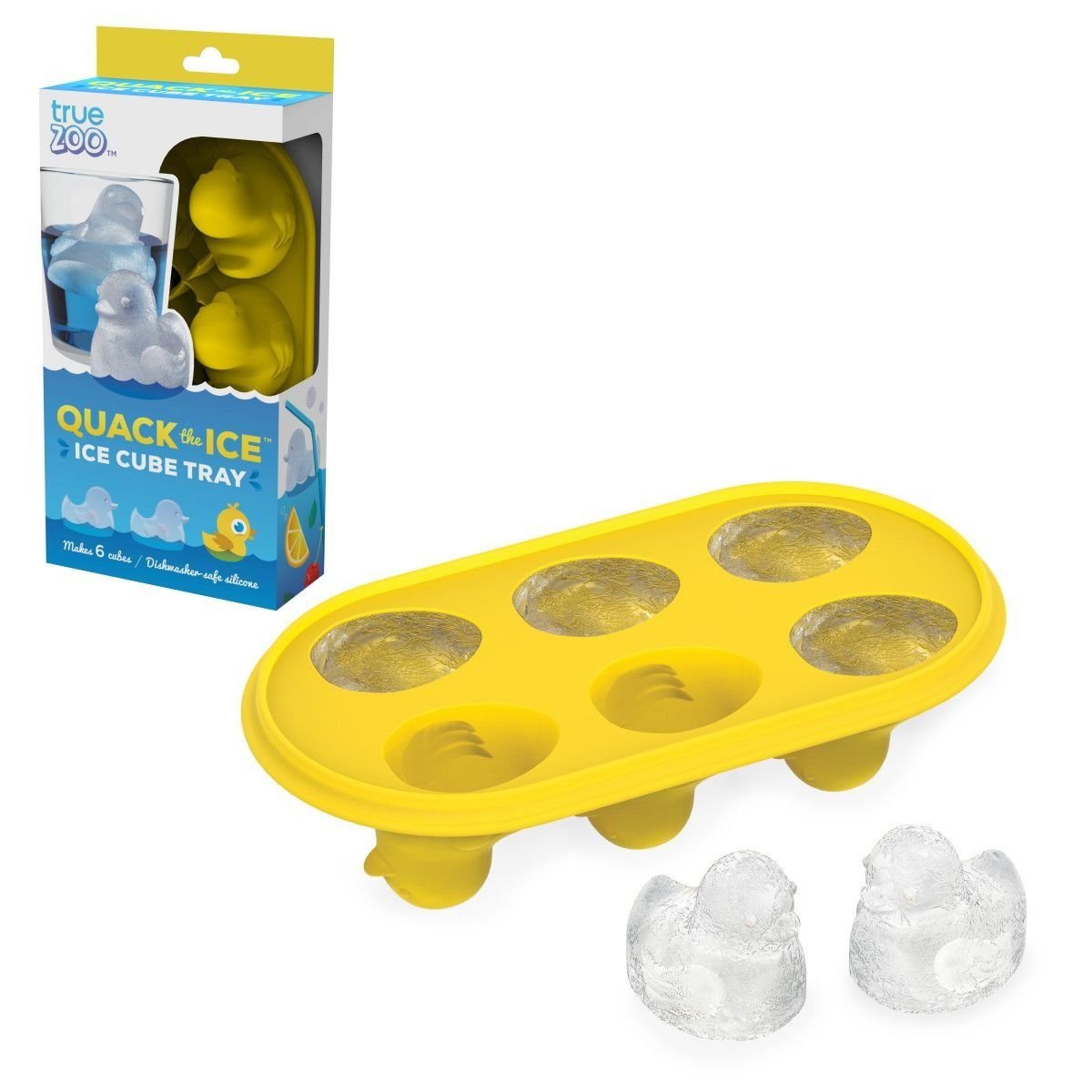 True Sphere Ice Tray, Dishwasher-safe Silicone Ice Mold, Makes 6