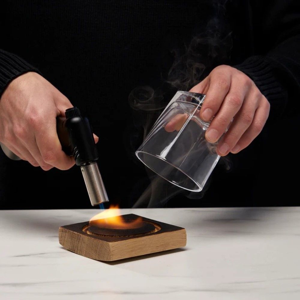 Viski® Alchemi Barrel Board Smoking Set