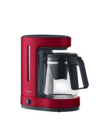 image shows Zojirushi ZUTTO Pour Over Coffee Maker | Red  against a blank, white background
