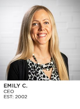 Emily Church, CEO, Est. 2001