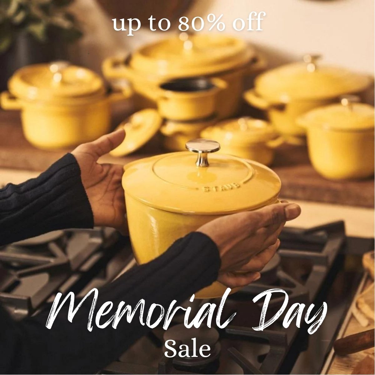 Save up to 80% Memorial Day Sale