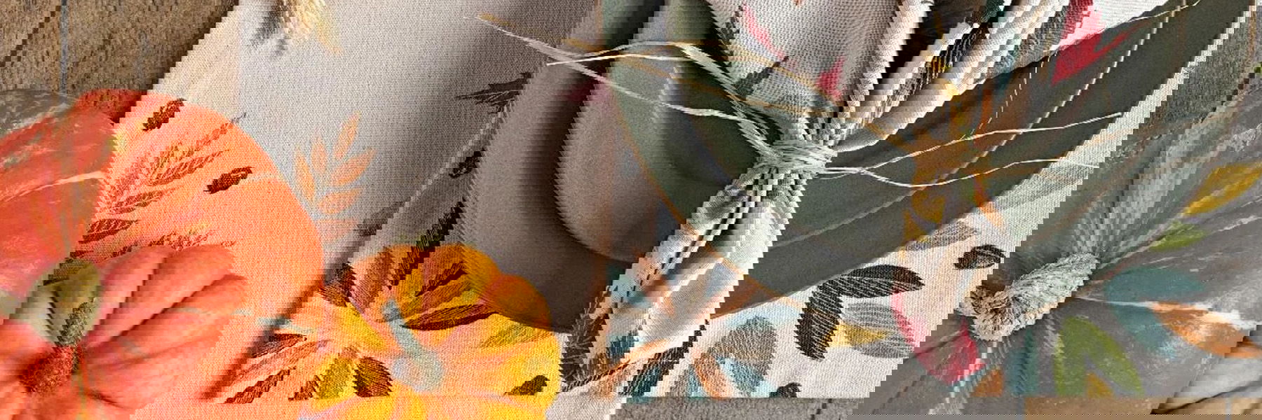 Photo of Now Designs table linens.