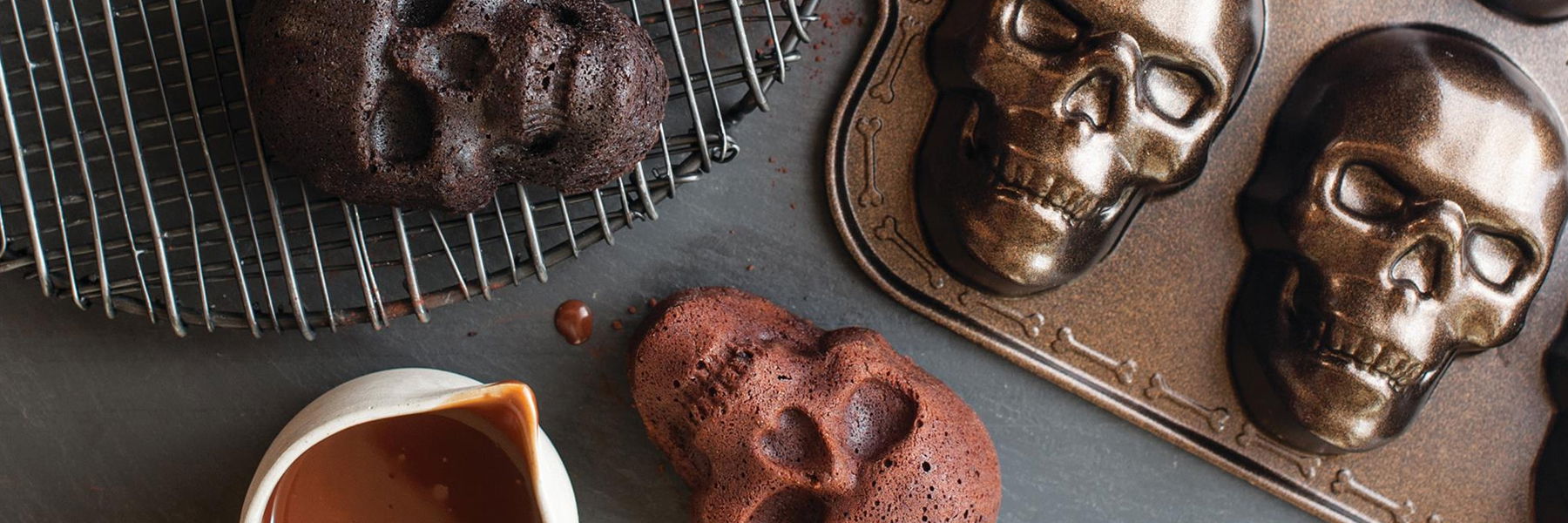 Photo of Nordic Ware Skull Pans.