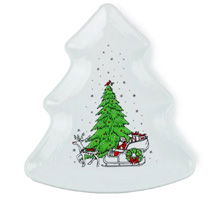 Fiesta® Tree Plate - Santa's Sleigh | Christmas Whimsy