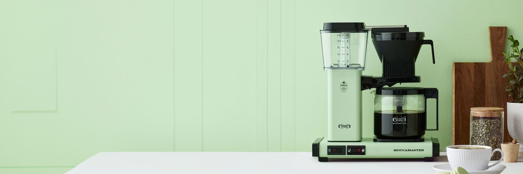 Smeg 50's Coffee Grinder in Pastel Green - CGF11PGUS