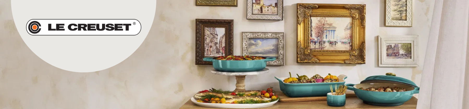 Photo of Le Creuset Shallot Dutch Oven.