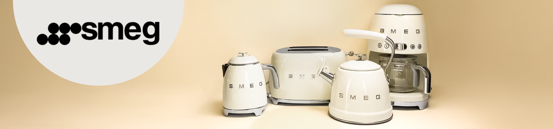 Photo of SMEG stand mixers.