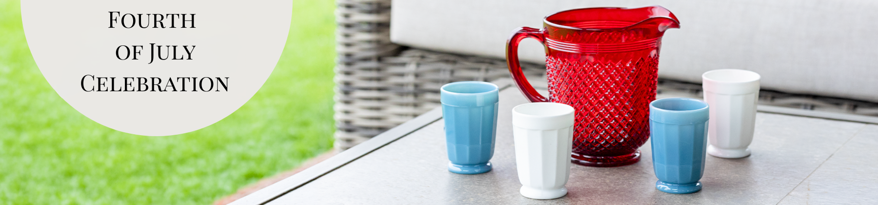 Photo of Mosser Red & Blue outdoors.