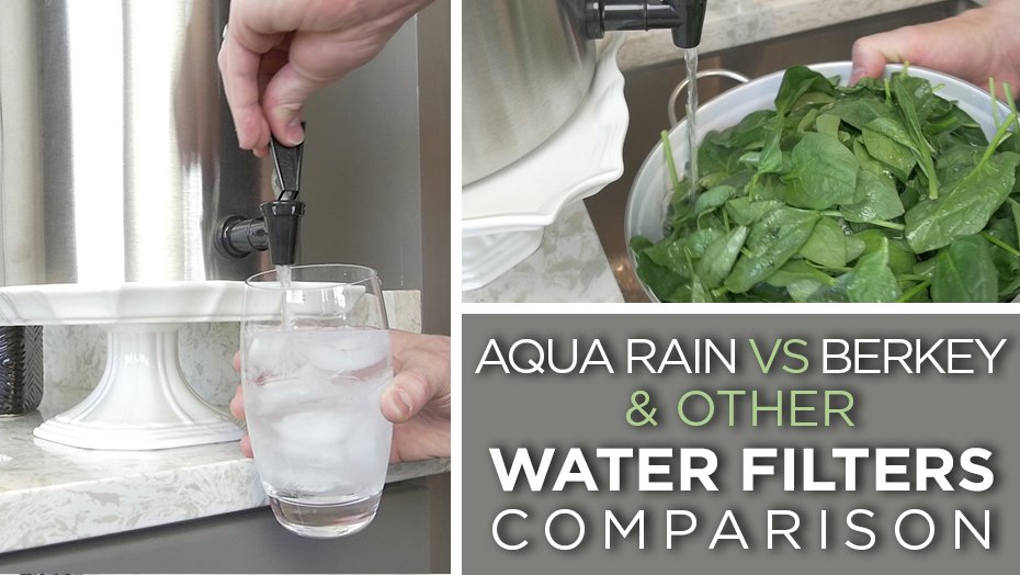 Aqua Rain Natural Gravity Water Filter System