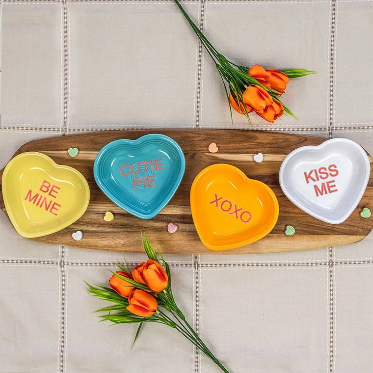 Fiesta Candy Heart Bowls