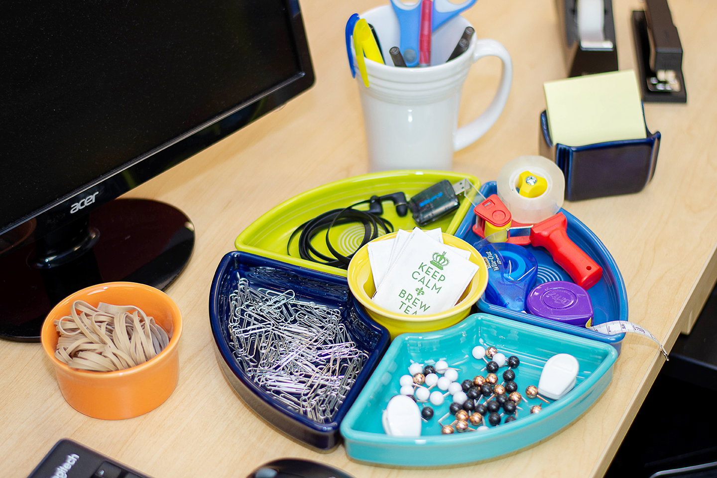 Fiestaware Office Organization Ideas