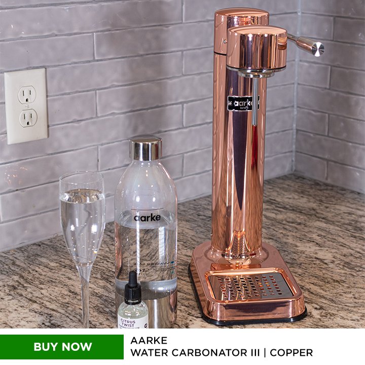 Aarke Carbonator III With Co2 Cylinder | Copper 