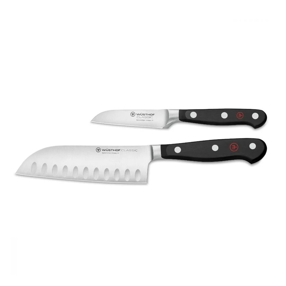 Wusthof Classic 2-Piece Mini Asian Knife Set | Santoku & Paring