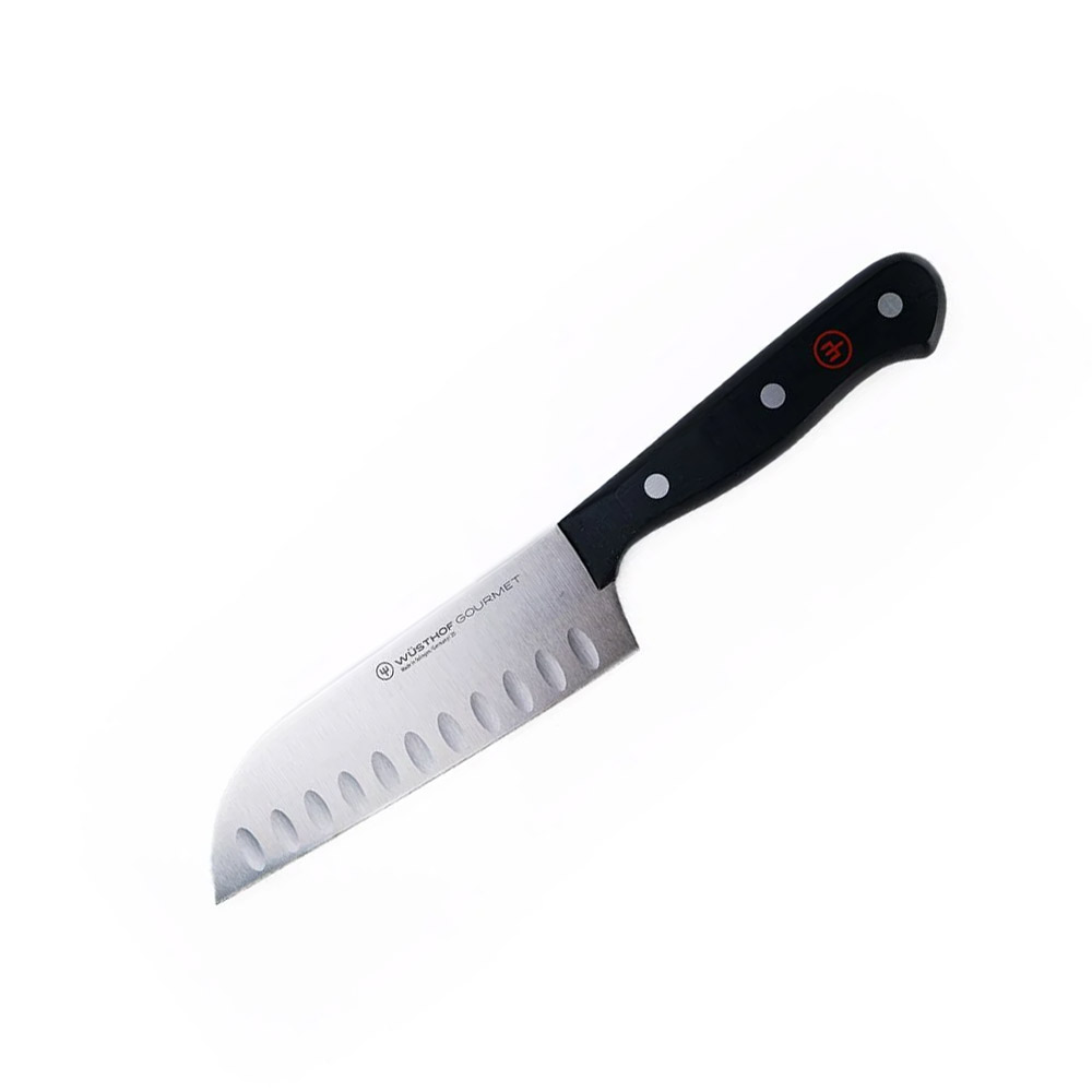 Wusthof Gourmet 5'' santoku knife hollow edge