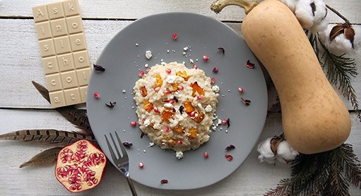 Askinosie White Chocolate Risotto