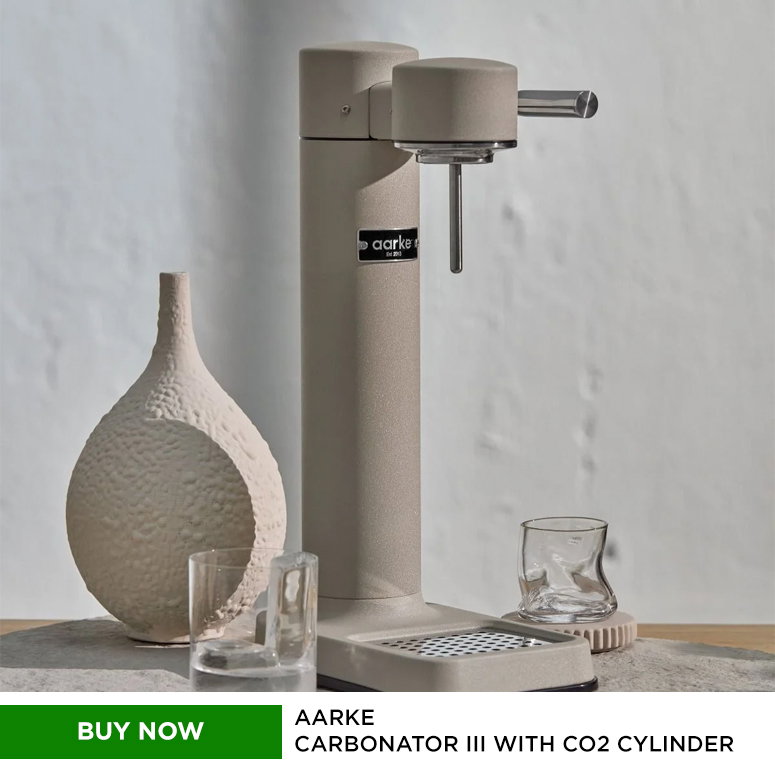 Aarke Carbonator III With CO2 Cylinder | Sand Buy Now Aarke Carbonator III With CO2 Cylinder | Sand