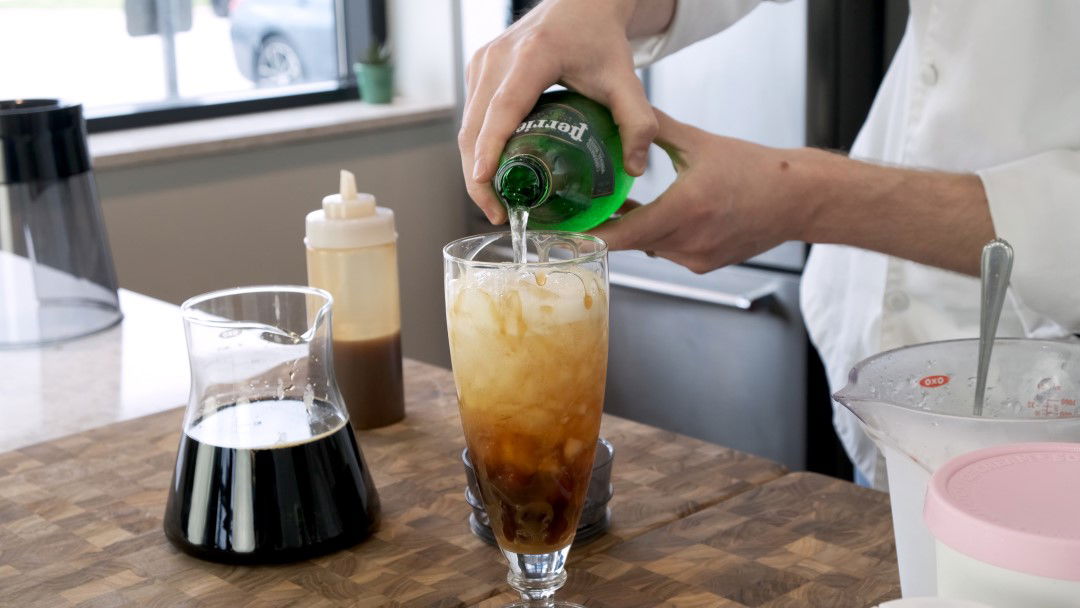 Cold Brew Coffee Floats Recipe with OXO Cold Brew Coffee Maker and