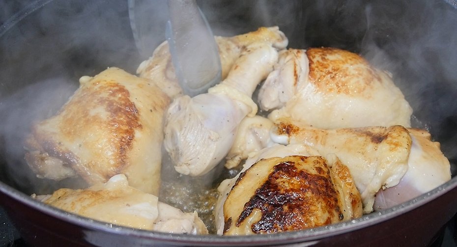 Adobo Chicken Recipe: Brown Chicken