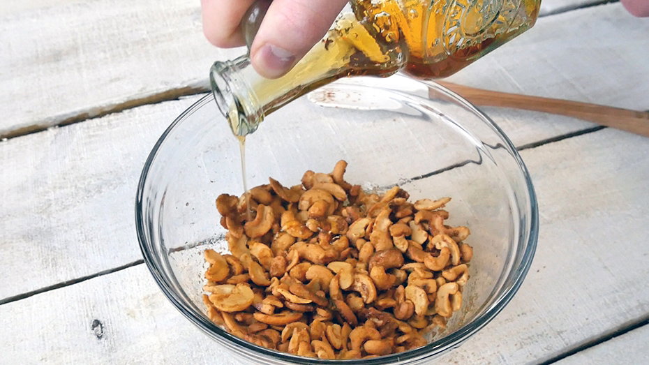 Cameron Smoker Recipe Smoked Cashews - add agave