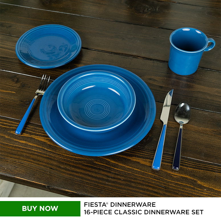 Buy Now Fiesta® Dinnerware 16-Piece Dinnerware Set | Lapis