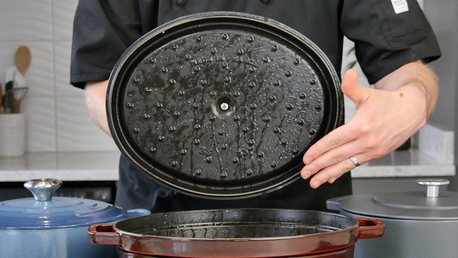 Lava Enameled Cast Iron Mini Ceramic Frying Pan - 6.3 inch Round