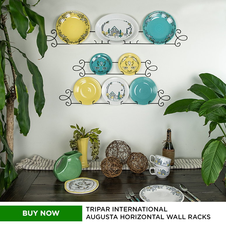 Buy Now Tripar International Augusta Horizontal Wall Rack | 4-Plate