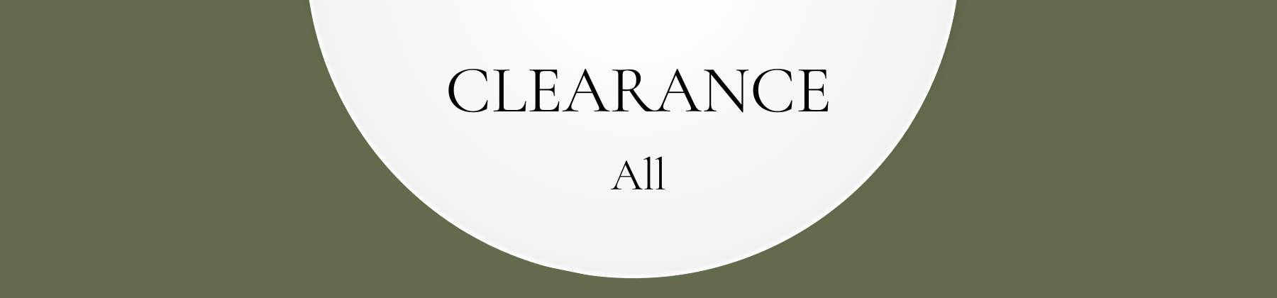 Clearance Banner