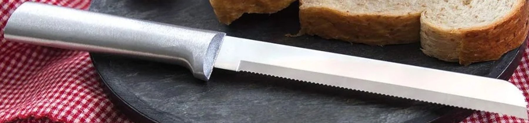 Photo of Silver Rada bread slicer.