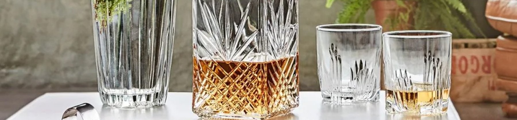 Set of 6 Admiralty Crystal Brandy Glasses