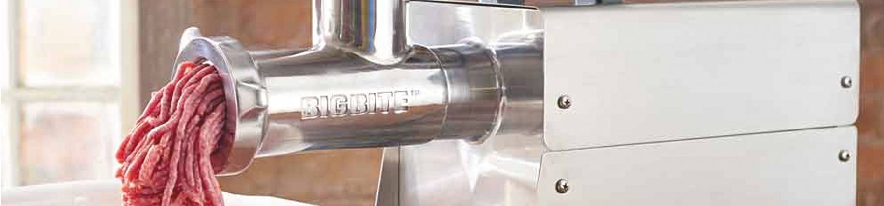 Photo of LEM meat grinder.