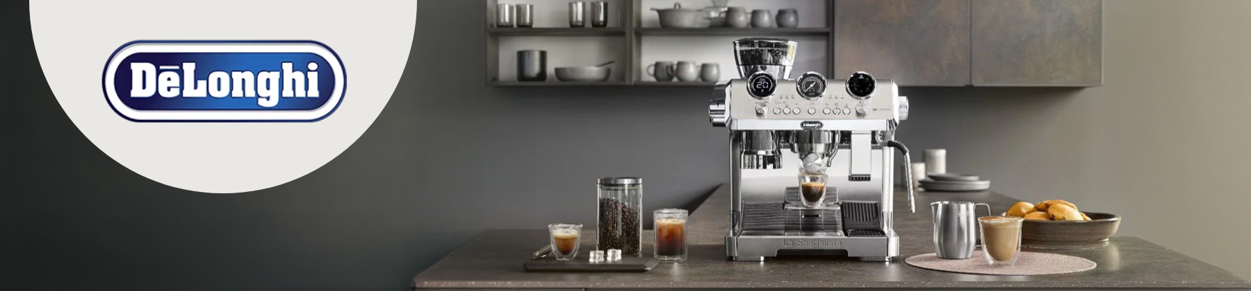 Photo of DeLonghi appliances.